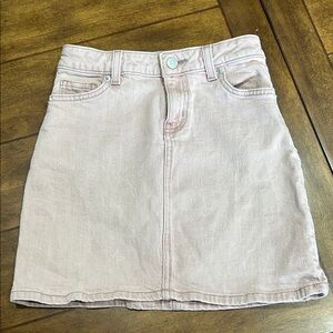 Cat & Jack Blush Pink Denim Mini Skirt